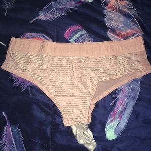 Pink Victoria’s Secret cheeky underwear m NWOT